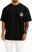 Oversize TCG Gelibolu F-493 Cep ve Sırt Tasarımlı Unisex T-Shirt