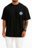 Oversize TCG Giresun F-491 Cep ve Sırt Tasarımlı Unisex T-Shirt