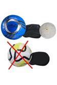 Avessa 4 Astar Pu+Pvc Materyal Parlak Deri 350 Gram İp Sargı Korumalı Şambrel Futbol Topu No:5