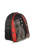 Ksburda Şeffaf Hava Kanallı Kırılmaz Cam Kedi Köpek Taşıma Seyahat Çanta 42*22*33 Cm