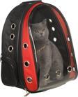 Ksburda Şeffaf Hava Kanallı Kırılmaz Cam Kedi Köpek Taşıma Seyahat Çanta 42*22*33 Cm