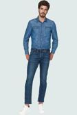 Erkek Skinny Fit Dar Kesim Kot Pantolon Pamuk Günlük Kullanım Hafta Sonu Dayanıklı Malzeme
