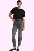Kadın Yüksek Bel Mom Jean Denim Pantolon Günlük Stil Hafta Sonu Yaz Aylarının Vazgeçilmezi