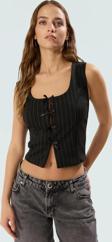 Kolsuz Bluz Yazlık Casual Fitted İnterlok Örme Kumaş Özenle Seçilmiş Kaliteli İşçilik