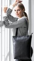 OrganiCraft Deri Omuz Çantası ToteBag - Siyah
