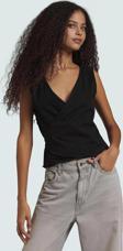 Vücuda Oturan Anvelop Bluz Likralı Penye Crop Casual Rahat Ve Şık Modern Stil Uzun Ömürlü