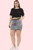 Kadın Yüksek Bel Kısa Boy Denim Şort Etek Casual Günlük Kombinler Yaz Aylarının Vazgeçilmezi