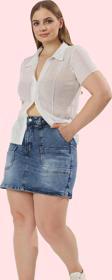 Kadın Yüksek Bel Kısa Boy Denim Şort Etek Casual Günlük Kombinler Yaz Aylarının Vazgeçilmezi