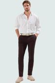 Erkek Slim Fit İtalyan Kesim Chino Pantolon Renk Regular Boy Günlük Kullanım Modern Tasarım