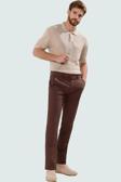 Erkek Slim Fit Uzun Boy Chino Pantolon Esnek Gabardin Kumaş Günlük Kullanım Modern Tasarım