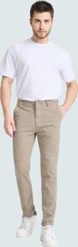 Erkek Slim Fit Uzun Boy Chino Pantolon Esnek Gabardin Kumaş Günlük Kullanım Modern Tasarım