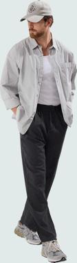 Erkek Casual Wide Leg Pantolon; Regular Boy Renk Nefes Alan Kumaş Yaz Aylarının Vazgeçilmezi