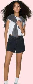Kadın Şort Denim Düz Desen Pamuklu Kısa Boy Geniş Paça Günlük Tarz Yaz Aylarının Vazgeçilmezi