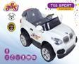 Aliş 605K TX5 Sport Uzaktan Kumandalı Beyaz 12 V Akülü Araba