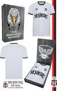 Beşiktaş Orijinal Lisanslı Nostalji Beyaz Çocuk Forma Bjk Kartal Baskılı Hediyelik Ahşap Kutu