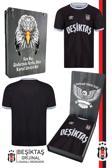 Beşiktaş Orijinal Lisanslı Nostalji Siyah Çocuk Forma Bjk Kartal Baskılı Hediyelik Ahşap Kutu
