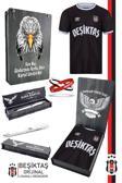 Beşiktaş Orijinal Lisanslı Nostalji Siyah Forma + Bileklik + Uçlu Kalem Set Hediyelik Ah
