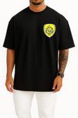 Oversize All Nasr Fc Saudi Cep Tasarımlı Unisex T-Shirt