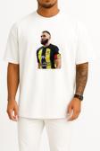 Oversize Karim Benzema Al Ittihad Saudi Göğüs Tasarımlı Unisex T-Shirt