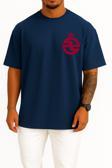 Oversize Al-Kholood Club Saudi Cep Tasarımlı Unisex T-Shirt