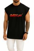 Oversize Logo Crazy Lixx Music Glam Metal Hard Göğüs Tasarımlı Unisex Spor Atlet