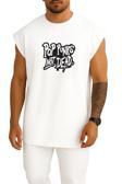 Oversize Pop Punks Not Dead Göğüs Tasarımlı Unisex Spor Atlet