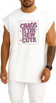 Oversize Chaos Is The New Cute Göğüs Tasarımlı Unisex Spor Atlet