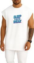 Oversize Sleep İs For The Weak Göğüs Tasarımlı Unisex Spor Atlet