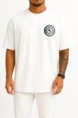 Oversize Al-Ettifaq Club Fc Cep Tasarımlı Unisex T-Shirt