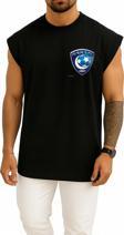 Oversize Al Hilal Saudi Futbol Team Cep Tasarımlı Unisex Spor Atlet
