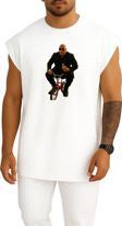 Oversize Dwayne Johnson On A Bike Göğüs Tasarımlı Unisex Spor Atlet