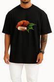 Oversize Hurma Ağacı, Hurma Ağacı, Doğal Gıdalar Göğüs Tasarımlı Unisex T-Shirt