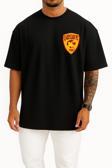 Oversize Al-Qadsiah Fc Logo Cep Tasarımlı Unisex T-Shirt