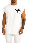 Oversize Dromedary Bactrian Deve Siluet Cep Tasarımlı Unisex Spor Atlet