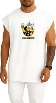 Oversize God Of Beer Göğüs Tasarımlı Unisex Spor Atlet
