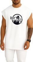 Oversize Dutch Mafia Göğüs Tasarımlı Unisex Spor Atlet