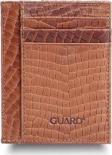 Guard Texas Baskı Taba Hakiki Deri Kartlık Erkek / Kadın P1092