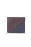 Guard Mat Bordo - Lacivert Yatay Hakiki Deri Cüzdan P1336