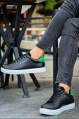 Ayakkabı Fuarı Elit Btnttk01C Erkek Klasik Sneaker Siyah