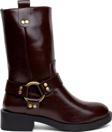 Ayakkabı Fuarı Fuar Hk24K.256-8803C Kadın Klasik Bot Bordo
