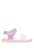 Ayakkabı Fuarı Elit Şa-F-036-25Y Filet Kız Çocuk Düz Sandalet Pembe