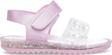 Ayakkabı Fuarı Elit Şa-B-036-25Y Bebe Kız Çocuk Düz Sandalet Pembe