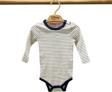 Tiffany Baby Organik Theme Uzun Kol Çizgili Body 89011