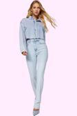 Kadın Yüksek Bel Flare Jean Denim Pantolon Comfort Dokuma Günlük Kullanım Kaliteli Malzeme