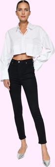 Kadın Skinny Jegging Yüksek Bel Dar Paça Regular Boy Denim Günlük Yaz Aylarının Vazgeçilmezi