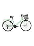 LOTUS ŞEHİR BİSİKLETİ 34 CM V 24 JANT 21 VİTES MİNT YEŞİL BEYAZ