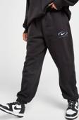 Nike Sportswear Phoenix Fleece Oversize High Rise Pants Kadın Oversize Yüksek Belli Şardonlu Eşofman Altı Siyah