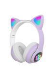 Rosepremium Sevimli Kedi Kulaklı Led Işıklı Kablosuz Kulaküstü Bluetooth Kulaklık Stn-28