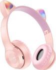 Rosepremium P47M Bluetooth 5.0 Kedi Tasarımlı Katlanabilir Kulak Üstü Kulaklık