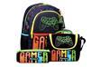 Minosso Gamer Desenli Erkek Çocuk 3'lü Okul Çanta Seti Set1009
